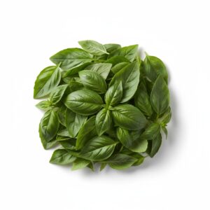 Organic Basil Leaves ✅ Pure white background ✅ High-resolution (2000×2000 or larger) ✅ Square (1:1) format ✅ Professional studio lighting ✅ Soft natural shadow ✅ No text or watermark ✅ Ready for website, Amazon, Alibaba, and Shopify